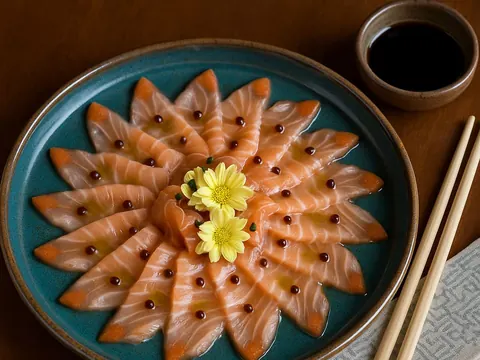 Carpaccios de Salmão (20 peças)