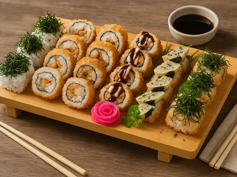 Combo Hot Rolls e Skins (20 peças) + 1 Temaki Skin Grátis