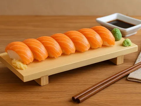 Niguiri de Salmão (8 peças)
