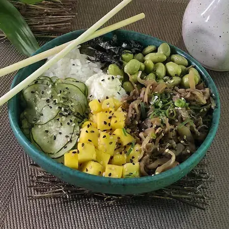 Poke Vegetariano De Shimeji 500g