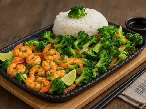 Teppanyaki de Camarão