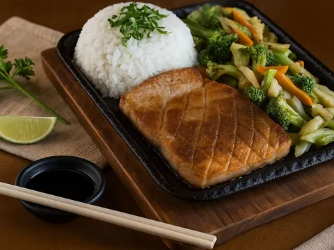 Teppanyaki de Salmão (200gr)