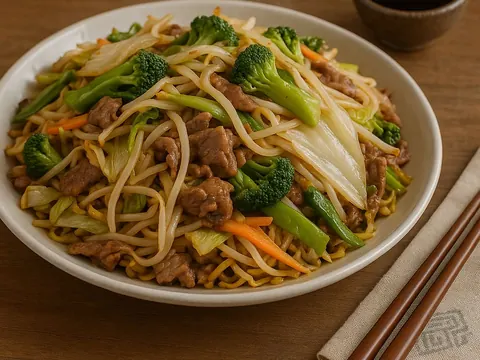 Yakissoba de Legumes 900gr + Coca-Cola lata 350ml