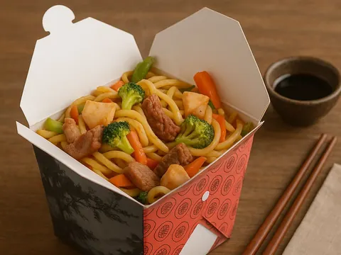 Yakissoba Misto 450g + Coca-Cola lata 350ml