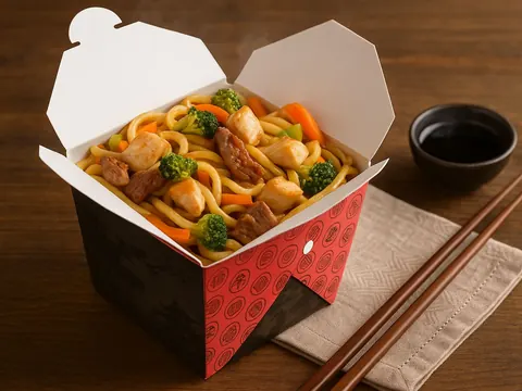 Yakissoba Misto 900gr + Coca-Cola lata 350ml
